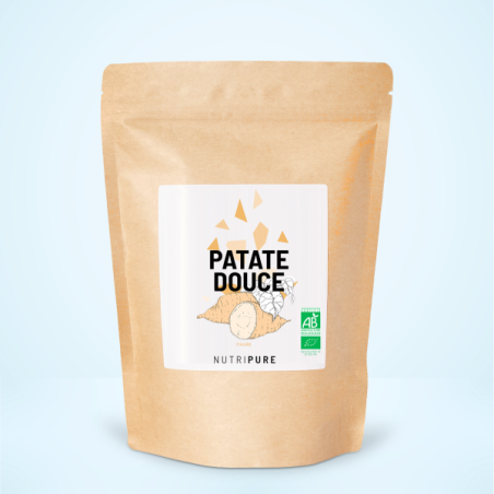 FARINE BLANCHE DE PATATE DOUCE BIO 750G NUTRIPURE