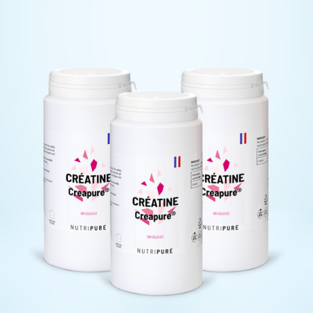 CREATINE CREAPURE 3X150 (3 MOIS) NUTRIPURE