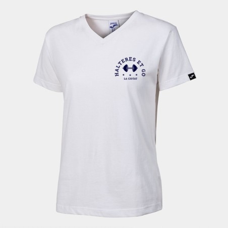 T-SHIRT BLANC JOMA HALTERES ET GO