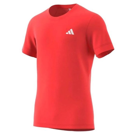 ADIDAS T-SHIRT DE TENNIS FREELIFT ROUGE